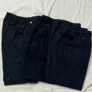 5.11 Tactical Black Cargo Shorts with Multiple Utility Pockets